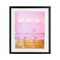 Stupell Industries Pink Retro Dessert Parlor Framed Print Under Glass, design by LISH Creative